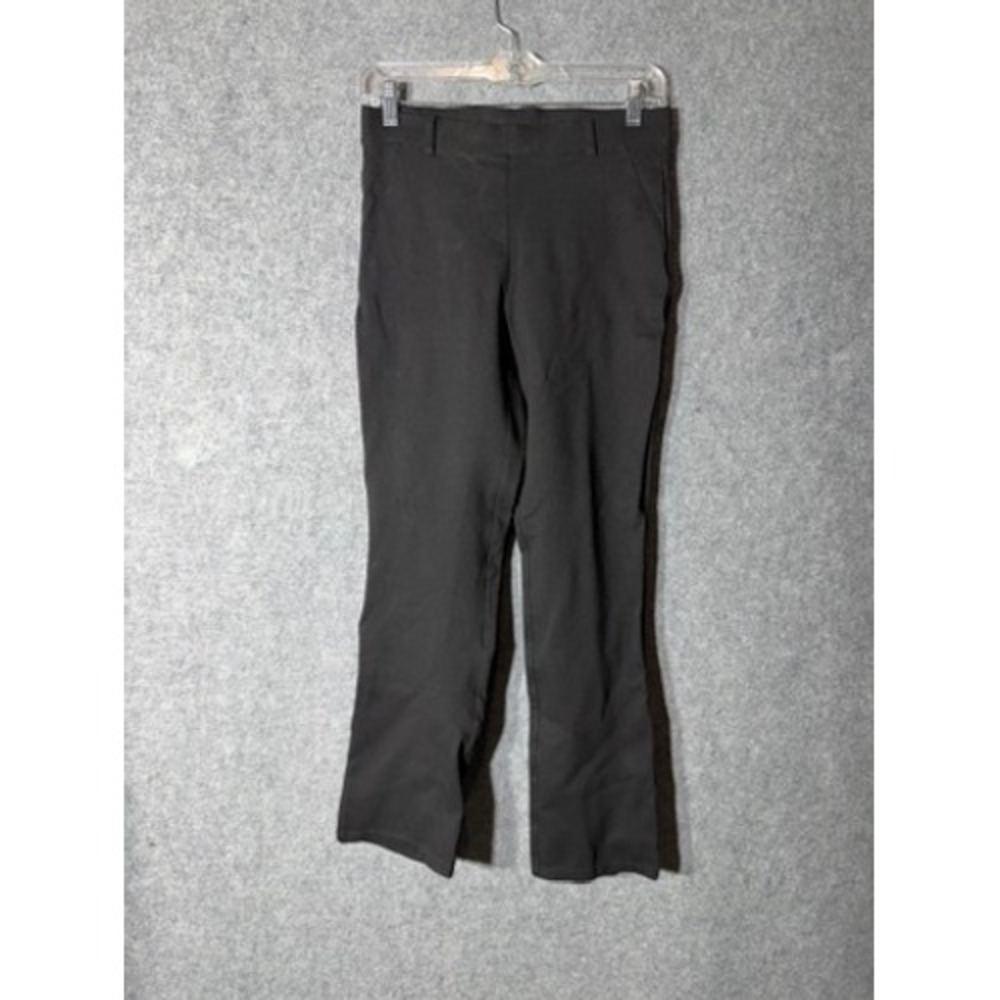 Quince Ultra-Stretch Ponte Straight Leg Pants Black Petite Small DKBIZ01 FA/24